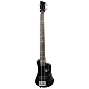 Hofner Shorty Bass Guitar Black Open Box *Blemished