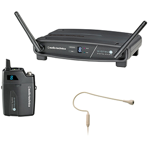 Audio Technica ATW-1101/H92-TH Beige Digital Wireless Head-Set Wireless System