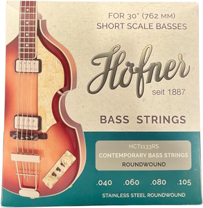 Hofner Contemporary Roundwound Short Scale Bass Strings 40-105