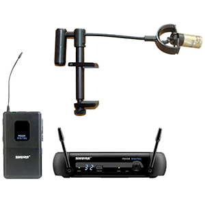 Pro Digital Wireless Violin Microphone System