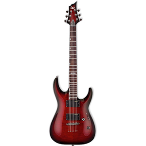 LTD H-330FM-NT See Thru Black Cherry Sunburst