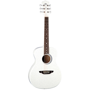 Aurora Borealis 3/4 Guitar White Pearl Sparkle