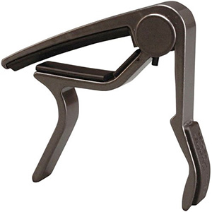Dunlop 83CM Acoustic Smoked Chrome Trigger Curved Capo
