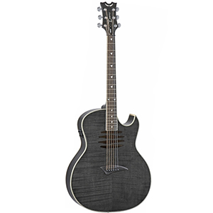 Mako Dave Mustaine Acoustic Electric Guitar Trans Black