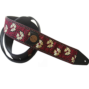 Vintage May Retro Leather Guitar Strap