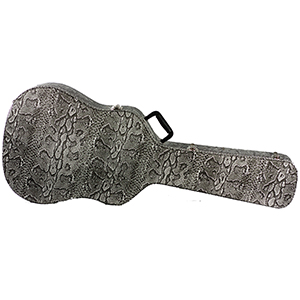 Deluxe Dreadnought Acoustic Guitar Hard Shell Case - 8815 Snake Skin