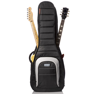 M80-2G Dual Electric Guitar Bag - Jet Black