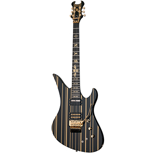 Synyster Gates Custom-S Black with Gold Pinstripes