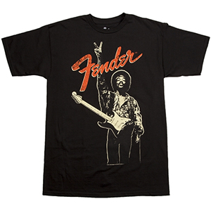 Jimi HendrixPeace Sign T-Shirt Large