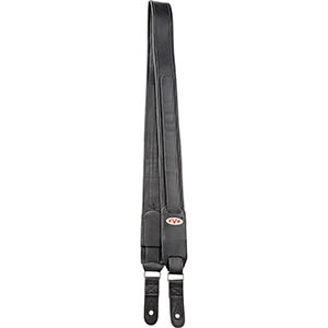 Premium Leather Signature Guitar Strap 42 inch Black *Open Box