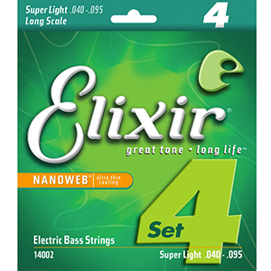 Elixir 4-String Electric Bass with NANOWEB Coating - Super Light