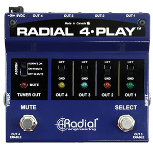 Radial 4-PLAY