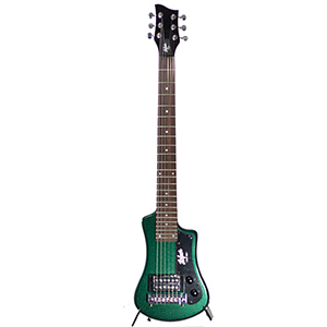 Hofner Shorty Guitar - Metallic Dark Green