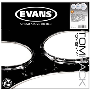 Evans G2 Coated Tom Pack - Fusion