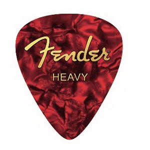 Fender Heavy Pick Mouse Pad Red