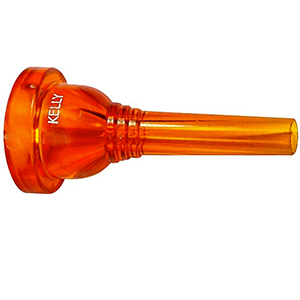 Kelly Mouthpieces 12C Trombone / Baritone Small-shank - Crystal Orange
