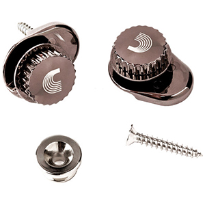 Daddario PW-SLS-02 NS Universal Strap Locks - Nickel