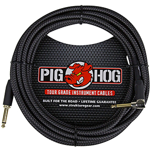 Pig hog PCH20BKR Black Woven