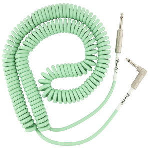 Fender Original Series Coil Cable Instrument Cable  30 Ft - Surf Green