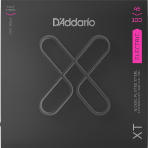 Daddario XTB45100 XT Nickel Bass Strings Regular Light Long Scale 45-100