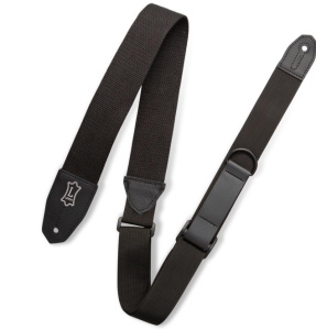 Levys Right Height Cotton Guitar Strap Black