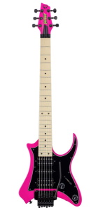 V88S Vaibrant Compact Electric Guitar - Hot Pink