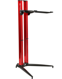 STAY195 Piano Series 44 Single Tier Keyboard Stand Red