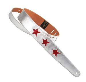 Henry Heller HPST Silver Leather with Red Star Cut-Outs