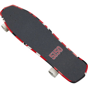 EVH Red White and Black Stripes Skateboard 