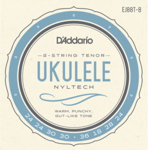 Daddario EJ88T-6 Nyltech Tenor 8-String Ukulele