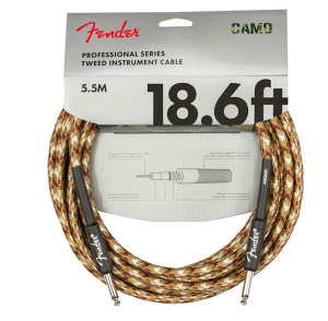 Fender Professional Series Instrument Cable 18.6ft -  Desert Camo 