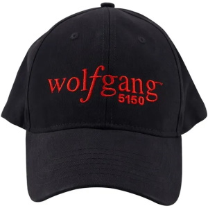 Wolfgang Fitted Cap w/ Red Wolfgang & 5150 Logo Black 