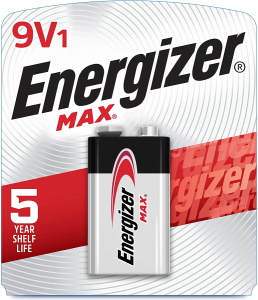 Energizer 9 Volt Max Alkaline Battery