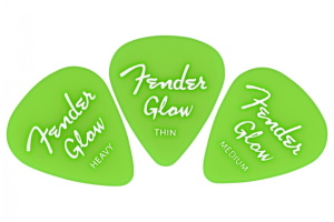 Fender Glow In The Dark Picks 12-Pack