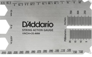 Daddario String Height Gauge - New Design Black!