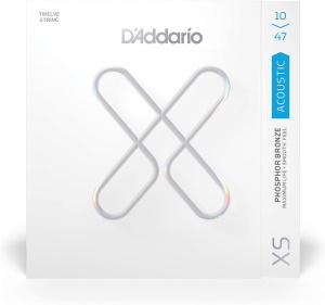 Daddario XS Acoustic Guitar Strings Phosphor Bronze Light 12-String 10-47