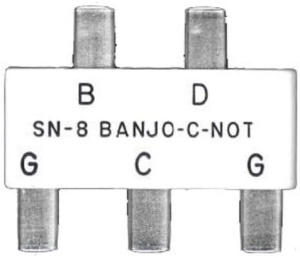 Kratt SN8 Classic Banjo Pitch Pipe (C tuning)