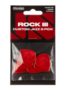 RockIII Nylon Custom Jazz III Guitar Pick 6 Pack