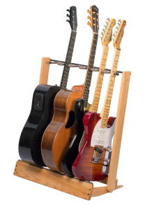 String Swing CC34 Side-Loading Inline Guitar Rack - Oak