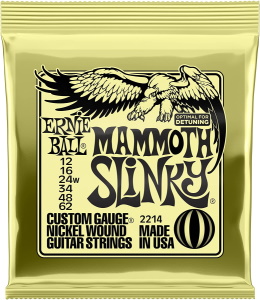 Ernie Ball Mammoth Slinky Electric Guitar Strings - 12-62 