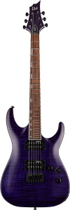 ESP LTD H-200FM Electric Guitar See Thru Purple