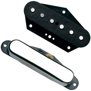 FG2100CA2BK Area-T Control Plate Pre-Wired Pickup Set for Tele Black