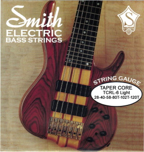 Ken Smith TCRL-6 Taper Core 6-String Electric Bass Strings Light 