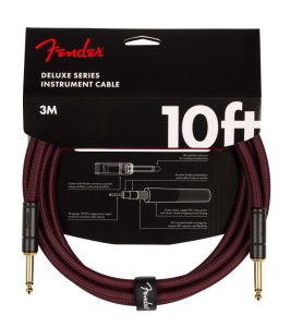 Deluxe Series Cable Oxblood 10ft 