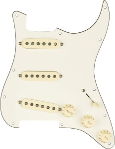 Original 57/62 Prewired Stratocaster Pickguard - 3-Ply White 