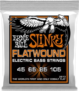 Ernie Ball Super Slinky Cobalt Flatwound Bass Strings 45-105 Gauge