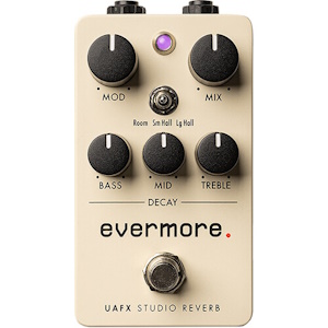 Universal Audio Evermore Studio Reverb Pedal 