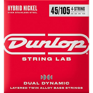 Dunlop Dual Dynamic Hybrid Nickel 4-String Electric Bass Strings 