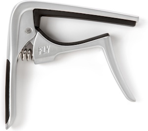 Dunlop Trigger Fly Capo Curved - Satin Chrome 