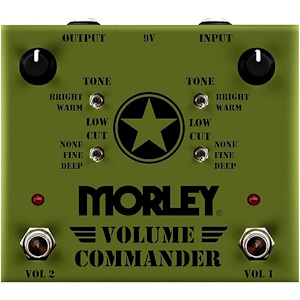 Morley Volume Commander Effects Pedal Green
